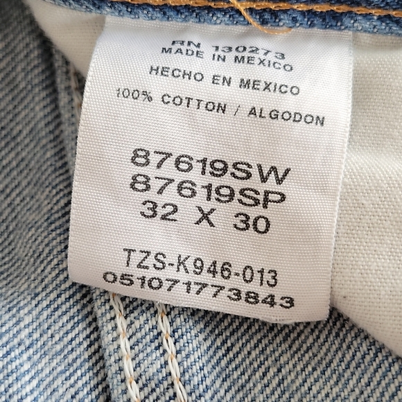 VINTAGE RUSTLER RIGID DENIM JEANS - Picture 7 of 9